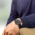 Longines Longines Skin Diver Watch L2.822.4.56.9 мужские часы черный циферблат на запястье