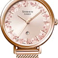 Casio Casio Sheen SHE-4539FPM-4A sheen японские женские часы на браслете сталь с ip покрытием боковой вид