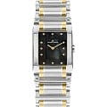 Jacques Lemans Jacques Lemans Florence 1-2152D  1-2152D кварцевые женские часы черный циферблат, браслет нержавеющая сталь с pvd-покрытием — вид спереди