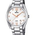 Festina Festina Boyfriend F16790/A  F16790/A кварцевые женские часы  серебристый циферблат, браслет нержавеющая сталь — вид спереди
