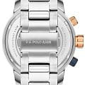 U.S. Polo Assn. U.S. Polo Assn. Crossing USPA1026-01  американские мужские часы на браслете нержавеющая сталь боковой вид