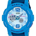 Casio Casio Baby-G BGA-180-2B3DR  BGA-180-2B3DR кварцевые женские часы голубой циферблат, браслет пластик — вид спереди