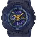 Casio Casio BA-110XSM-2A  BA-110XSM-2A кварцевые женские часы  серый циферблат, браслет пластик — вид спереди