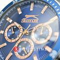 Slazenger Slazenger SL.09.2260.2.06 кварцевые мужские часы часы крупный план синий циферблата