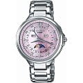 Casio Casio Sheen SHE-3044D-4A  SHE-3044D-4A кварцевые женские часы розовый циферблат, браслет  — вид спереди