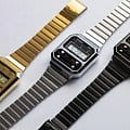 Casio Casio Vintage A100WE-1AEF мужские часы черный циферблат на запястье
