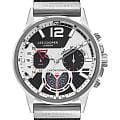 Lee Cooper Lee Cooper LC07614.351  LC07614.351 кварцевые мужские часы черный циферблат, браслет кожаный — вид спереди