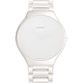 Rado Rado True Thinline R27015012  R27015012 кварцевые мужские часы  белый циферблат, браслет высокотехнологичная керамика — вид спереди