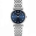 Longines Longines La Grande Classique L4.209.4.97.6  L42094976 кварцевые женские часы  синий циферблат, браслет нержавеющая сталь — вид спереди