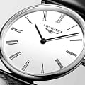 Longines Longines La Grande Classique L4.512.4.11.2 кварцевые женские часы часы крупный план белый циферблата