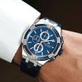 Maurice Lacroix Maurice Lacroix Aikon Chronograph AI1018-SS001-432-4, aikon швейцария мужские часы на браслете кожаный боковой вид