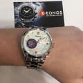Orient Orient DB0A006W (FDB0A006W) механические женские часы часы крупный план белый циферблата