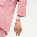 Swatch Swatch New Gent Bioceramic Lacquered SO32S101 женские часы прозрачный циферблат на запястье