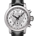 Tissot Tissot PRC 200 Chronograph Lady T055.217.16.032.02 PRC 200 T0552171603202 кварцевые женские часы белый циферблат, браслет кожаный — вид спереди