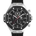 Philipp Plein Philipp Plein Plein Chrono Royal PWLFA0225  PWLFA0225 кварцевые мужские часы  черный циферблат, браслет силикон — вид спереди