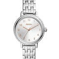 Fossil Fossil Bannon  BQ3654  BQ3654 кварцевые женские часы белый циферблат, браслет нержавеющая сталь — вид спереди