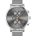 Hugo Boss Hugo Boss Integrity HB1513807  HB1513807 кварцевые мужские часы серый циферблат, браслет нержавеющая сталь — вид спереди