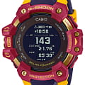 Casio Casio G-Shock GBD-H1000BAR-4DR (GBD-H1000BAR-4) G-SQUAD GBD-H1000BAR-4DR электронные мужские часы синий циферблат, браслет пластик — вид спереди