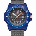 Luminox Luminox Tide Recycled Ocean Material XS.8902.ECO  XS.8902.ECO кварцевые мужские часы  серый циферблат, браслет нейлон — вид спереди