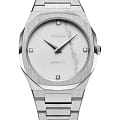 D1 Milano D1 Milano Ultra Thin UTBL13  UTBL13 кварцевые женские часы белый циферблат, браслет нержавеющая сталь 316l — вид спереди