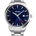 Adriatica Adriatica Premiere A8307.5115Q  A8307.5115Q кварцевые мужские часы синий циферблат, браслет нержавеющая сталь — вид спереди