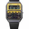 Casio Casio Vintage CA-500WEGG-9BDF (CA-500WEGG-9B)  наручные женские часы фото под углом.