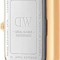 Daniel Wellington Daniel Wellington Quadro Lumine Bezel Evergold MOP DW00100668, quadro швеция женские часы на браслете нержавеющая сталь с pvd-покрытием боковой вид