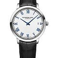 Raymond Weil Raymond Weil Toccata 5585-STC-00353  5585-STC-00353 кварцевые мужские часы белый циферблат, браслет кожаный — вид спереди