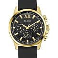 Guess Guess Walker GW0913G2  GW0913G2 кварцевые мужские часы черный циферблат, браслет силикон — вид спереди