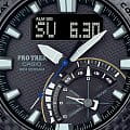 Casio Casio Pro Trek PRW-73XT-1, pro trek япония мужские часы на браслете титановый c ip покрытием боковой вид