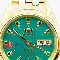 Orient Orient 3 Stars AB00001N 3 stars 21 jewels японские мужские часы на браслете нержавеющая сталь с pvd-покрытием боковой вид