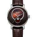 Rado Rado Diamaster R14055915  R14055915 кварцевые женские часы коричневый циферблат, браслет кожаный — вид спереди