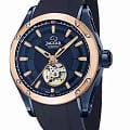 Jaguar Jaguar Ouverture J812/1  J812/1 кварцевые мужские часы  синий циферблат, браслет каучук — вид спереди