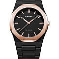 D1 Milano D1 Milano Polycarbon PCBJ15  PCBJ15 кварцевые мужские часы черный циферблат, браслет пластик — вид спереди