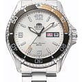 Orient Orient Mako Kamasu RA-AA0821S  RA-AA0821S механические мужские часы белый циферблат, браслет нержавеющая сталь — вид спереди