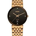 Rado Rado Florence Classic Diamonds R48916703 Classic R48916703 кварцевые мужские часы черный циферблат, браслет сталь c pvd покрытием — вид спереди