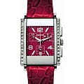 Rado Rado Integral R20670305  R20670305 кварцевые мужские часы красный циферблат, браслет кожаный — вид спереди