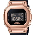 Casio Casio G-Shock GM-S5600PG-1DR (GM-S5600PG-1ER) GM GM-S5600PG-1ER электронные женские часы  черный циферблат, браслет пластик — вид спереди