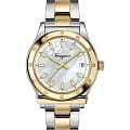 Salvatore Ferragamo Salvatore Ferragamo SFDI00318  SFDI00318 кварцевые женские часы  перламутровый циферблат, браслет сталь с ip покрытием — вид спереди