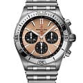 Breitling Breitling Chronomat B01 42 AB0134101K1A1  AB0134101K1A1 механические мужские часы коричневый циферблат, браслет нержавеющая сталь — вид спереди