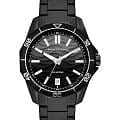 Armani Exchange Armani Exchange Dante AX1952  AX1952 кварцевые мужские часы  черный циферблат, браслет сталь с ip покрытием — вид спереди
