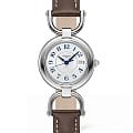 Longines Longines Equestrian Collection L6.131.4.73.2  L61314732 кварцевые женские часы белый циферблат, браслет кожаный — вид спереди