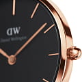 Daniel Wellington Daniel Wellington Petite Dover DW00100312, petite швеция женские часы на браслете нейлон боковой вид