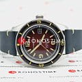 Spinnaker Spinnaker Fleuss SP-5055-07 механические мужские часы часы крупный план бордовый циферблата