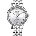 Citizen Citizen Elegance EL3100-55A  EL3100-55A кварцевые женские часы серебристый циферблат, браслет нержавеющая сталь — вид спереди