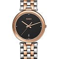 Rado Rado Florence R48869173  R48869173 кварцевые мужские часы черный циферблат, браслет нержавеющая сталь с pvd-покрытием — вид спереди