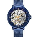 Pierre Lannier Pierre Lannier Automatic 309D968  309D968 механические женские часы синий циферблат, браслет нержавеющая сталь с ip-покрытием — вид спереди