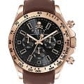 Philipp Plein Philipp Plein Nobile Wonder PWCAA0221  PWCAA0221 кварцевые мужские часы черный циферблат, браслет кожаный — вид спереди