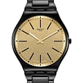 Swatch Swatch Skin Irony 42 SS07B109G  SS07B109G кварцевые мужские часы золотой циферблат, браслет нержавеющая сталь с pvd-покрытием — вид спереди