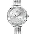 Pierre Lannier Pierre Lannier Eolia 040J628  040J628 кварцевые женские часы серебристый циферблат, браслет нержавеющая сталь — вид спереди